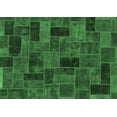 thumbnail image 1 of Ahgly Company Indoor Rectangle Abstract Emerald Green Modern Area Rugs, 8' x 10', 1 of 4