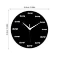 thumbnail image 2 of 1Pack Wall Clocks For Home Decor Academic Style Acrylic Diy Assembly Office Use, 2 of 9