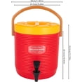 thumbnail image 2 of 13L/3.43Gal Large Capacity Insulated Bucket Hot and Cold Drink Dispenser Stainless Steel Insulated Beverage Dispenser with Faucet for Tea, Coffee, Milk, Juice, Party, Catering, Outdoor Use, 2 of 18