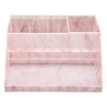 thumbnail image 2 of Dustproof Storage Organizer Acrylic Pink Compartment Marble Texture Eyelash Accessories Organizer, 2 of 4