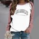 thumbnail image 1 of Puntoco Sudadera de invierno de manga larga con cuello redondo y estampado de letras para mujer Puntoco Puntoco-9128, 1 of 4