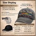 thumbnail image 2 of We The People Means Everyone Hat Men Women Embroidered Baseball Cap Adjustable Rainbow Gay Pride Baseball Hats, 2 of 9