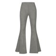 thumbnail image 5 of Women Flare Leggings Tummy Control High Waisted Wide Leg Yoga Pants Bootcut Workout Leggings Skinny Yoga Pants, 5 of 6