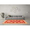 thumbnail image 3 of Ahgly Company Indoor Rectangle Oriental Orange Traditional Area Rugs, 6' x 9', 3 of 4