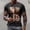 Black, variant on Awdenio Mens T-shirt Casual Muscle Print Outdoor Daily Vacation Short Sleeve Crew Neck Shirt Spring Summer Clothing Apparel Slight Stretch for Weekend Leisure,Size S-6XL