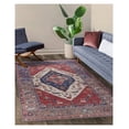thumbnail image 3 of GLN Rugs Salur - Indoor, Machine Washable Area Rug 2'x3' Turkish Red Home Carpet, 3 of 8