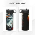 thumbnail image 3 of Daiia USA Bald Eagle Printed 18oz Sports Insulated Kettle With Straw Water Bottle For Running Hiking Cycling Climbing Mens Woman'S Sports Water Bottle, 3 of 8