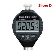 SENRISE Shore D Hardness Meter LCD Display 0 ~ 100 HD Measuring Black (Cell Battery Included)
