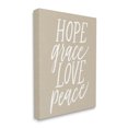 thumbnail image 3 of Stupell Industries Hope Grace Love Peace Grainy Patterned Sign,36 x 48, Design by Doodles.Ink., 3 of 7