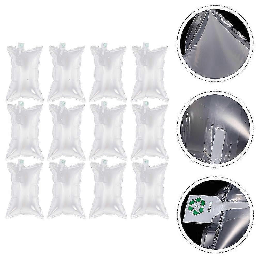 50 Pcs Clear Packing Bags Air Pillows For Shipping, Air Filled Pillow Cushion, Bubble Wrap Alternative, Travel Packing Supplies