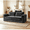 Dark Gray, variant on 55" Convertible Futon Sofa Bed,Folding Boneless Couch with Sleeper Sofa,Fold Out Floor Sofa with Deep Seat,Cloud Corduroy Foldable Mattress Couch for Living Room,Black