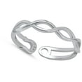 thumbnail image 4 of Open Infinity Knot High Polish Ring 925 Sterling Silver Band Jewelry Female Male Unisex Size 8, 4 of 4