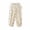 Beige A, variant on Asxite Toddler Girls Plaid Lace Detail Loose Breathable Casual Pants Elastic Waist Summer 5-15 Y