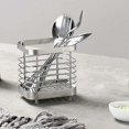 thumbnail image 3 of Cutlery Storage Drainer, Rack Basket For Knives, Forks, Spoons, Kitchen Utensils Cutlery Holder Stainless Steel, Silver-QJWL, 3 of 5