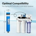 thumbnail image 2 of iSpring Greatwell MC150 Filtre à Eau de Remplacement à Membrane RO par Osmose Inverse pour Système de Filtration d'Eau RDi RCC1D et RCC1DP, 150 GPD, 2 of 5