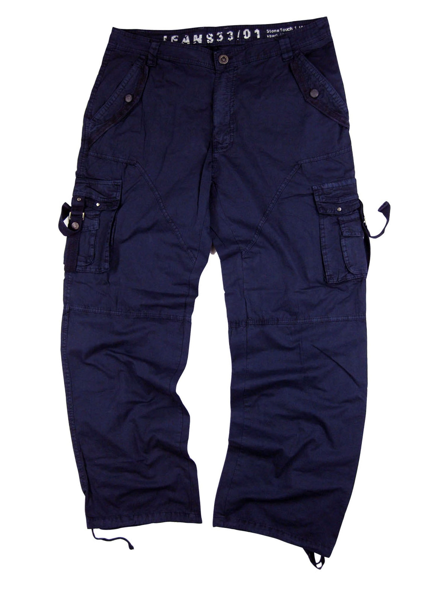 StoneTouch #A8- Men's Military-Style Cargo Pants 32x34--Navy - Walmart ...