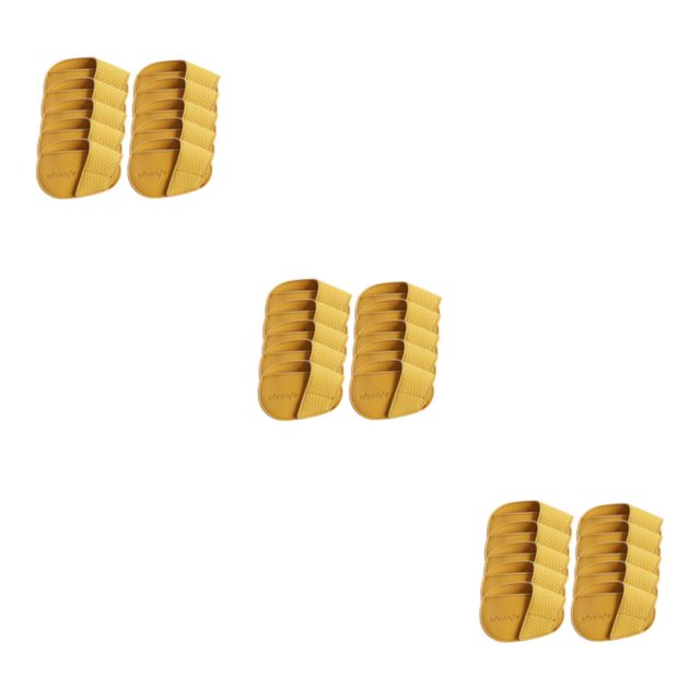 Destyer Golf Head Covers PU Portable Protector Travel Golf Athlete for Training Yellow Small 10 Pcs 3Set