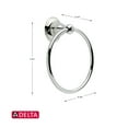 thumbnail image 2 of LIBERTY HARDWARE Porter Collection Towel Ring, Chrome 78446-PC, 2 of 4
