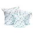 thumbnail image 5 of Bolsa de pañales para bebé con estampado de 3 piezas, de TPU, impermeable, con doble cremallera y bolsillo, 5 of 5
