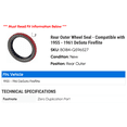 thumbnail image 2 of Rear Outer Wheel Seal - Compatible with 1955 - 1961 DeSoto Fireflite 1956 1957 1958 1959 1960, 2 of 2