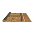 thumbnail image 2 of Ahgly Company Indoor Round Abstract Brown Modern Area Rugs, 6' Round, 2 of 4