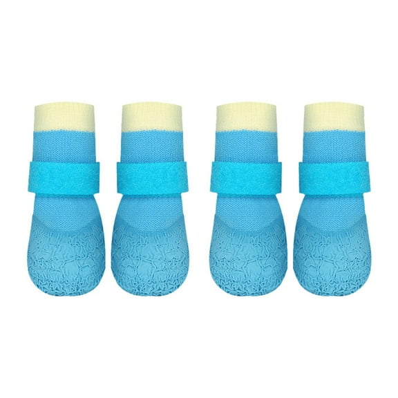 Waterproof Dog Boots – Anti- Dog Shoes for Hot Pavement & Hardwood Floors, Durable Paw Protectors for Indoor/Outdoor, Winter, Rain, Snow – All Season Pet Booties