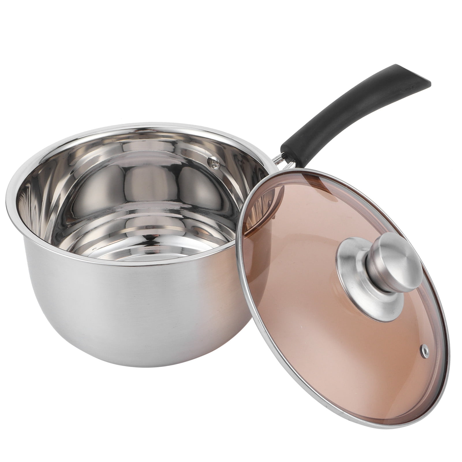 GUONING-L Large Cooking Pot with Lid,Stainless Steel Saucepans