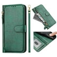 thumbnail image 1 of Étui à Rabat pour Oukitel C50 avec Poche Zippée, Portefeuille Magnétique à Rabat avec 7 Emplacements pour Cartes et Dragonne, 1 of 5