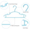 thumbnail image 2 of QPENWEI Lot de 48 Bleu Cintres pour Bébé Antidérapant,Durables en Plastique,Vêtements Enfants de Stockage en Multi Couleur pour Pantalon Manteau Jupe, 2 of 5