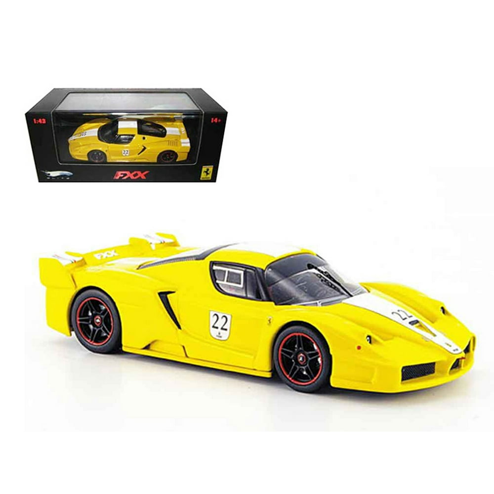 Hot wheels N5612 Ferrari Enzo FXX Yellow No.22 Elite Limited Edition 143 Diecast Model Car