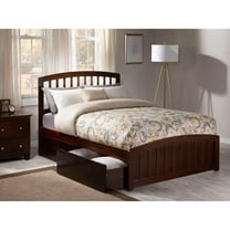 Richmond Platform Bed with Matching Foot Board with 2 Urban Bed Drawers in, Multiple Colors and Sizes