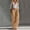 *Khaki, variant on Women's Solid Color Button Bib Overalls ,Casual Loose Jumpsuit Long Pants Beige,Womens Plus M
