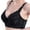 Black, variant on TAIAOJING Women's Hot Full Cup Thin Small Bra Plus Size Wireless Adjustable Lace Bra Cover B C D Cup Large Size Lace Bras Ladies Bralette Bras