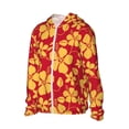 thumbnail image 2 of Fotbe Red Vintage Flowers Men's Women's UPF 50+ Sun Protection Jacket Hooded Cooling Shirt with Pockets Hiking Outdoor Performance-XX-Large, 2 of 9