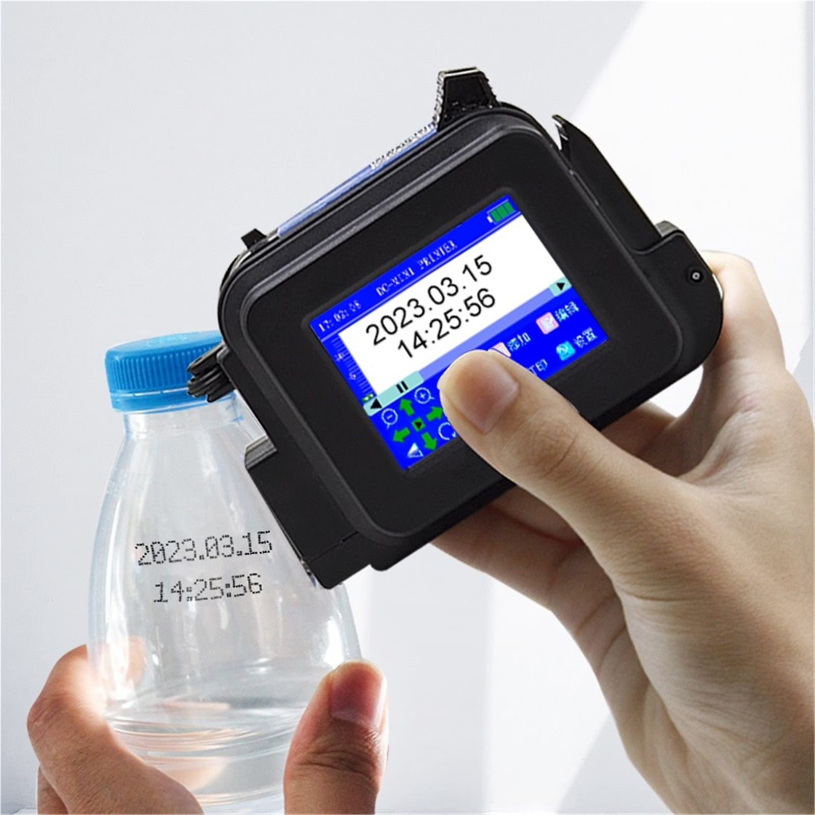 Style Handheld Mini Portable Label Inkjet Printer Production Date Pattern Character Encoding Machine Permanent Ink ,Widely Use