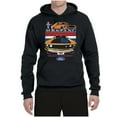 thumbnail image 2 of Wild Bobby, Mustang Powered by Ford Performance Cars and Trucks Unisex Graphic Hoodie Sweatshirt, Black, Small, 2 of 6