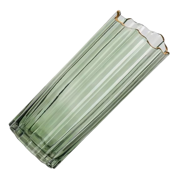 WHAMVOX  Glass Plants Vase Cylinder Home Decor Wedding Decorations Light Green