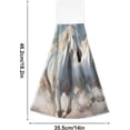 thumbnail image 3 of Coolnut Horse Hanging Towel Set of 2, Absorbent Soft Coral Velvet Hand Towel with Hanging Loop for Bathroom, Kitchen, Home Decor, 14 x 18 Inch Washcloth Gift, 3 of 7