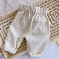 thumbnail image 2 of Little Baby Boys Girls Elastic Waist Causal Denim Pants Jeans 0-4T, 2 of 6