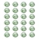 thumbnail image 4 of 24 Uds cascabeles verdes 40mm diseño de pentagrama hueco DIY hacer campanas esmeriladas de hierro para Navidad para llaveros artesanales, 4 of 5