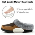 thumbnail image 4 of RockDove Women's Faux Fur Collar Moc Toe Clog Slipper, 4 of 6