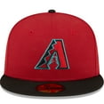 thumbnail image 2 of Men's New Era  Red/Black Arizona Diamondbacks Home Authentic Collection On-Field 59FIFTY Fitted Hat, 2 of 6