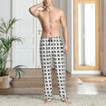 thumbnail image 2 of Gukieu Airplane Print Men's Home Trousers, Elastic Drawstring Home Pajamas Clothing Suitable for Adult Men-X-Large, 2 of 6