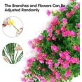 thumbnail image 3 of Artificial Flowers Outdoor Fake Flowers, UV Resistant No Fade Faux Plastic Greenery Shrubs Plants for Hanging Garden Porch Window Box Outside Decoration,Home Indoor Decor Pink, 3 of 5
