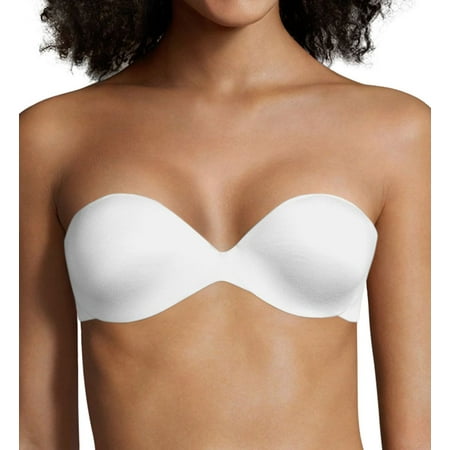 

Maidenform Custom Lift Strapless Underwire Bra White 36D Women s