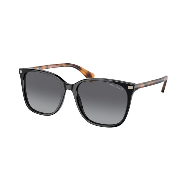 Anteojos de Sol Ralph Lauren Vvcv RA5293 6037T3 Negros Brillantes 56 mm