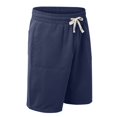 thumbnail image 4 of Casual Shorts Men – Drawstring 9 Inch Fit Men's Casual Shorts For Everyday Wear Straight Leg Style For Summer Outings Versatile Plain Design Ideal For T Shirt Pairing Machine And Hand Washable, 4 of 5