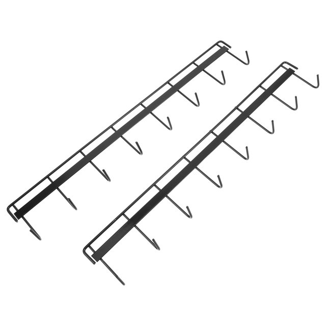 Estante multifuncional para utensilios de cocina, 2 unidades, con ganchos, instalación sin taladros, organizador que ahorra espacio.
