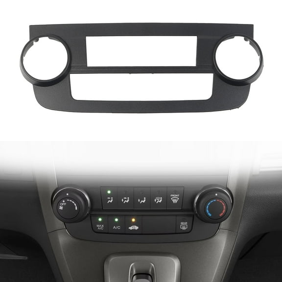 Dasbecan A/C Control Panel Center Dash Vent Trim Compatible with Honda CR-V CRV 2007-2011, Air Conditioning Outlet Frame Bezel Replace# 79501-SWA-A01ZA