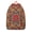 Psychedelic Mand, variant on Colorful Boho Chic Paisley Backpack for Women, Abstract Mandala Pattern School Bag with Floral Vintage Design